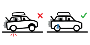 Kogeldruk Auto - Hulpveren - Comfort: Trekhaakkogel Verhogen